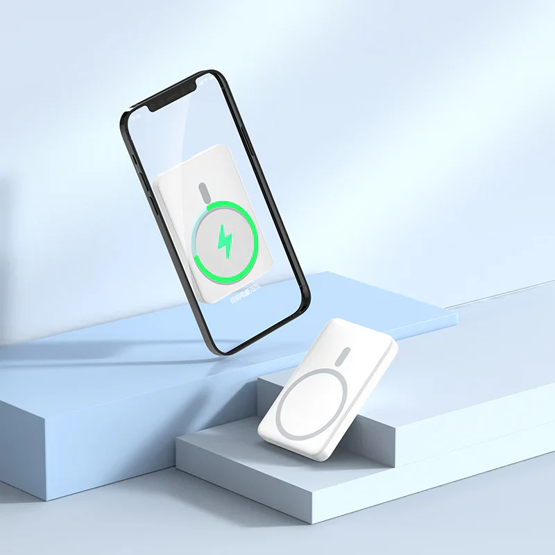 5000mAh Ultra-Thin Magnetic Wireless Power Bank - Image 11