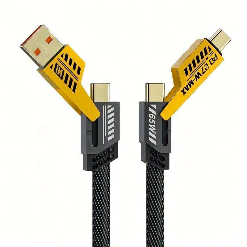 4in1 Alloy USB-C Type C Braided Charger Cable Fast Charging Phone Data Multi-Function - Image 5