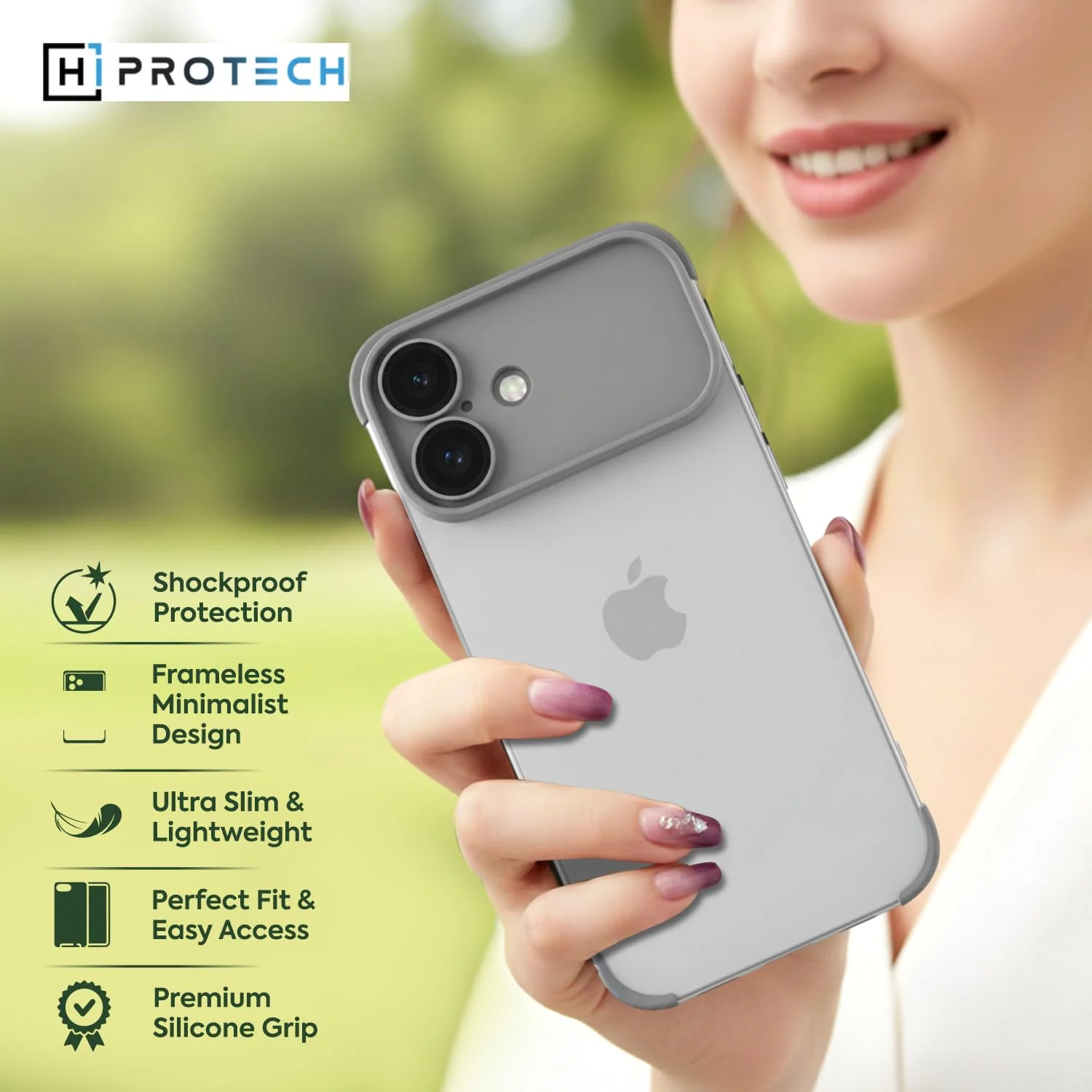 iPhone Shockproof Bumper Silicone Edge Case Cover - Image 58