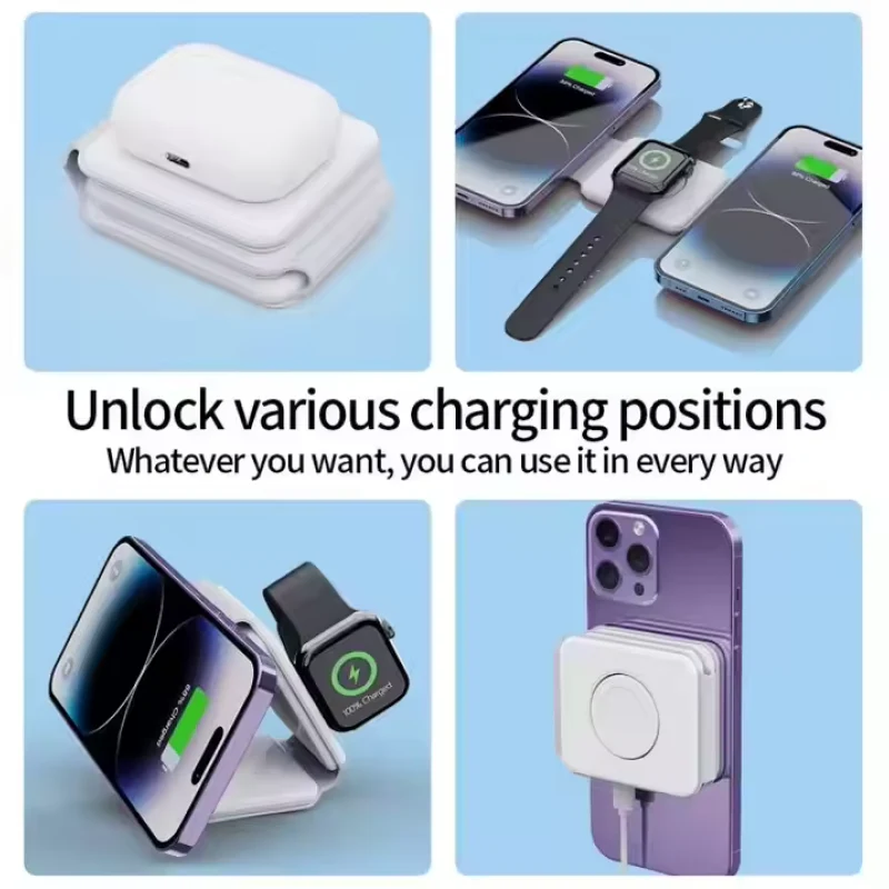 Magnetic Wireless Charger 3 in 1 - Image 5
